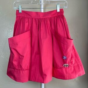 NOS (Deadstock) Vintage Fiorucci Candy Pink Mini Skirt Size 4 (Y2K Era)